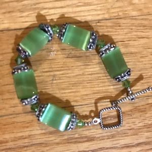Green Bead Bracelet